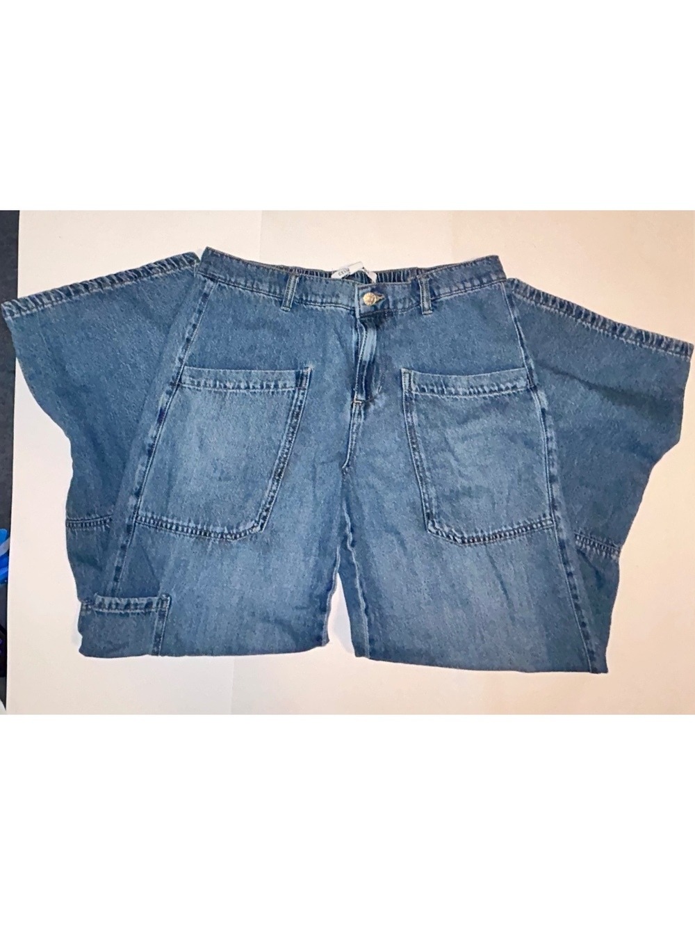 Celebrity Pink Brand Blue Denim Baggy Jeans Juniors Size M
